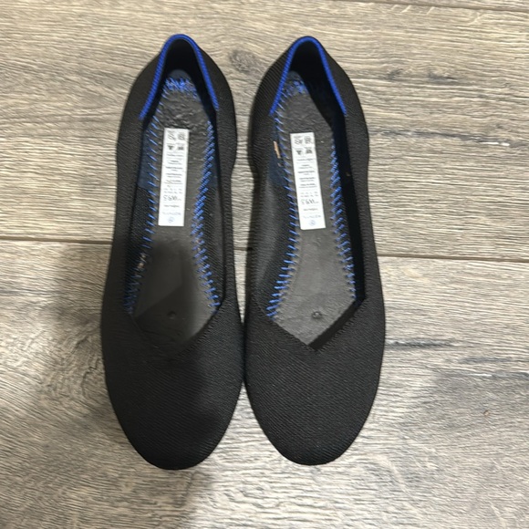 • Rothy’s • Women’s The Round Toe Flats Washable Black Size 9.5 - Picture 5 of 6